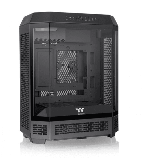 Gabinete Thermaltake The Tower 600 Black Tempered Glass