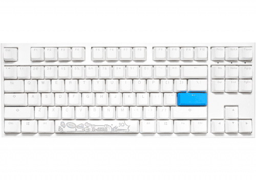Teclado Gamer Ducky One 2 Rgb Tkl White Kailh Box Jade Switch Double Shot Pbt Mecanico