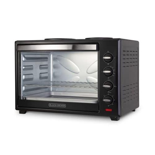 Horno Eléctrico 62LT Black & Decker TO6000-AR Doble Anafe