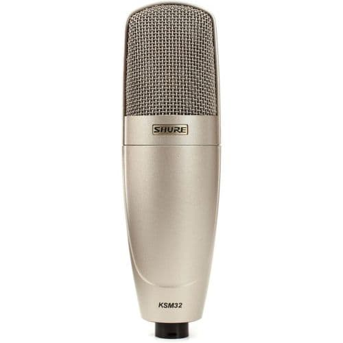 Micrófono Condenser Diaframa Grande C/ Soprte Shure Skm32