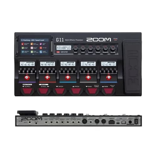 Pedalera Multiefecto Zoom G11 Para Guitarra Con Pedal De Expresión