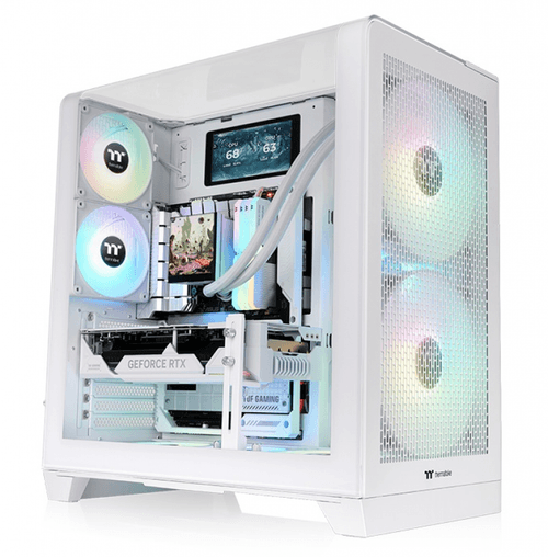 Gabinete Thermaltake View 390 Air Snow White Tempered Glass