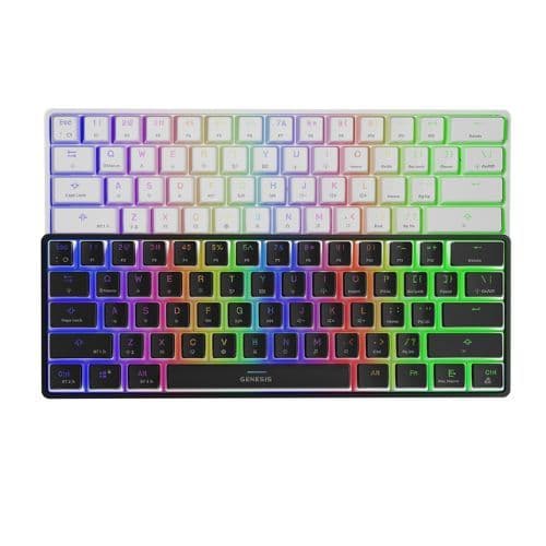 Teclado Genesis Thor 660 60% RGB Gateron Switch Red