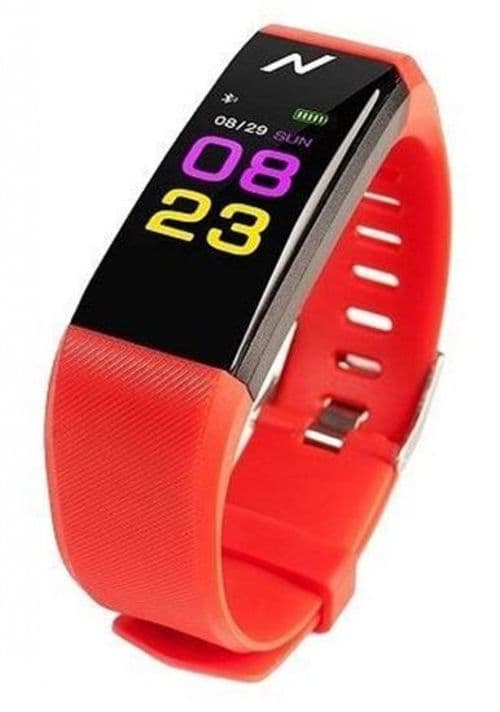 Pulsera Noganet Bt Fitness Roja Ng-sb01
