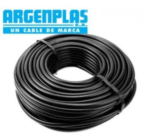Cable Tipo Taller 3x2.5mm Negro Argenplas