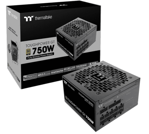 Fuente Gamer Thermaltake Tp Gt 750w Analog 80 Plus Gold