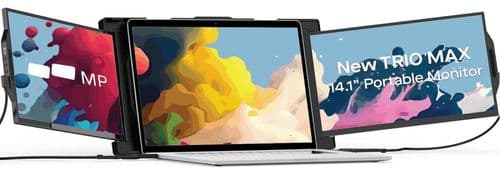 Accesorios Byh Monitor Portatil Para Notebook Trio Max Tri-screen 2.0 14.1