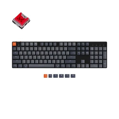 Teclado Keychron K5 SE Low Profile Aluminium 100% Red Switches