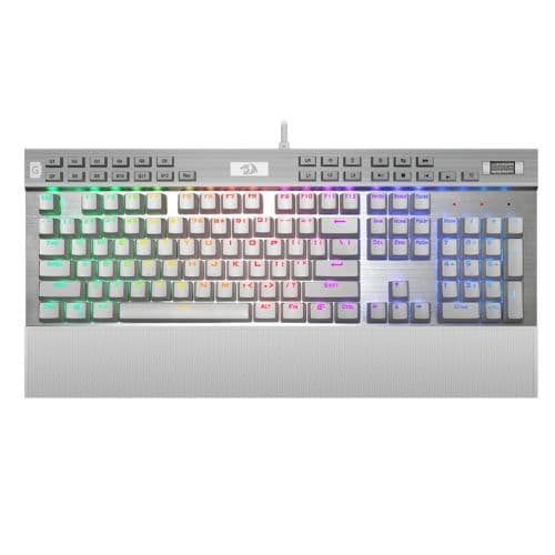 Teclado Redragon YAMA K550 100% RGB White Mecanico