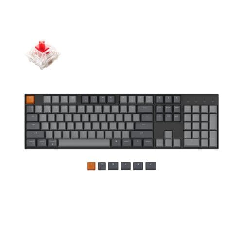Teclado Keychron K10 Aluminium 100% Red Switches