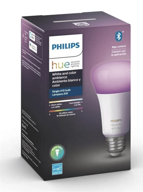 Philips Hue Lampara A19 Color