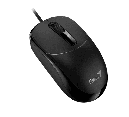 Mouse Usb Genius Dx-123 Black Black/grey