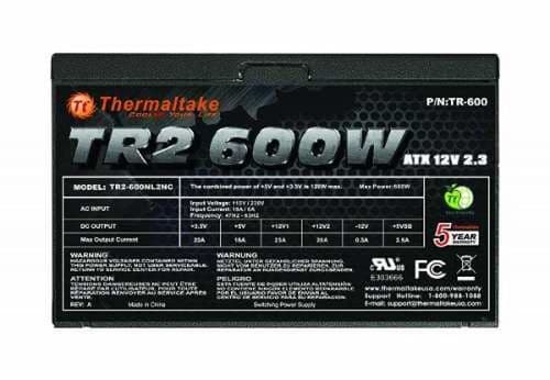 Fuente Gamer Thermaltake Tr2 600w