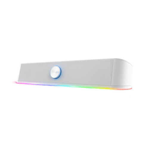 Parlante Barra De Sonido Trust Thorne Rgb White Gxt619w