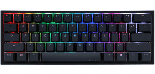 Teclado Gamer Ducky One 2 Mini Rgb Kailh Box White Switch  Mecanico Iso Sp