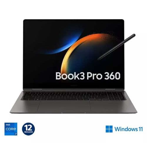 Notebook Samsung Galaxy Book3 Pro 360 16" i7 16gb Ram 512gb Ssd