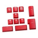 Set 11 Teclas Ducky Red Pbt Double Shot  Keycap thumbnail