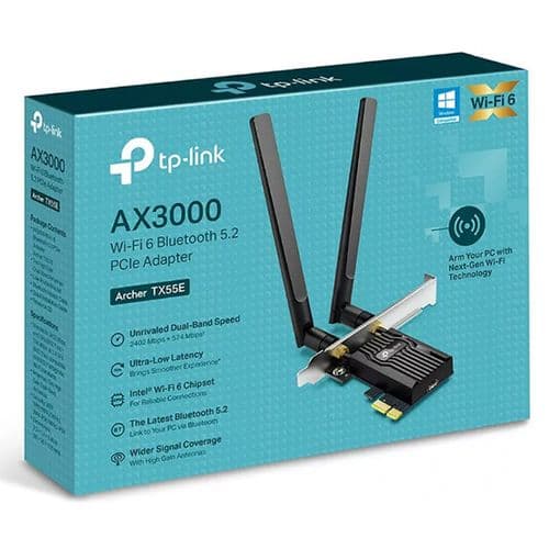 Adaptador Wifi Pci Tp Link Archer TX55E AX3000