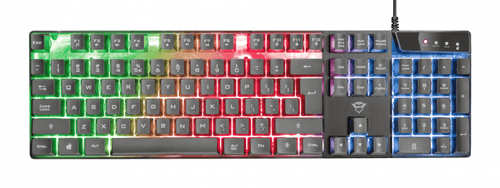 Teclado Gamer Trust Azor Gxt 835 / Idioma Ingles