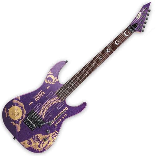 Guitarra Eléctrica Kirk Hammet Purple Sparkle Ouija