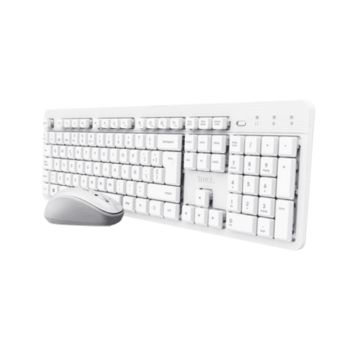 Teclado Y Mouse Trust Ody Ii Wireless Es White