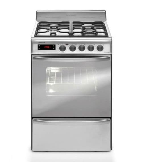 Cocina a gas 56cm 4H Longvie 21501X Digital Inox