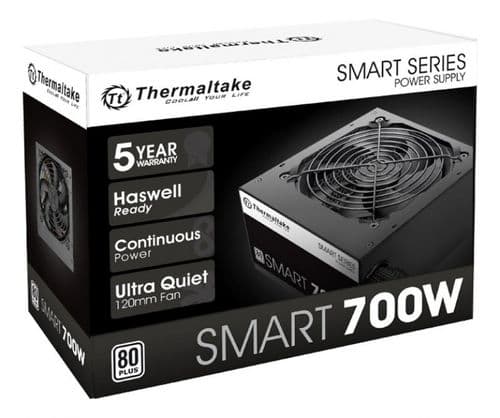 Fuente Thermaltake Smart 700w 80 Plus White