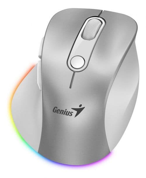 Mouse Usb Mini Genius Ergo 9000s Pro Pearl White