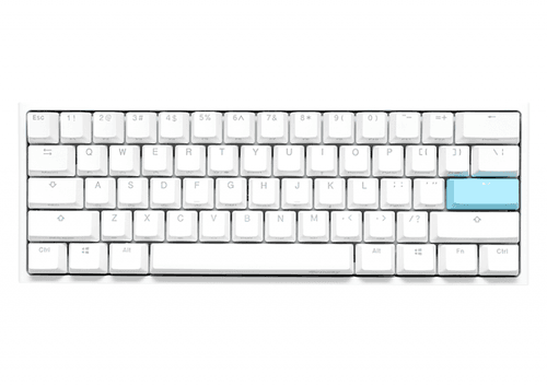 Teclado Gamer Ducky One 2 Mini Rgb White Kaih Box Jade Swicht Double Shot Pbt Mecanico